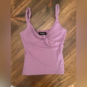 Reformation light purple ribbed summer top s/m